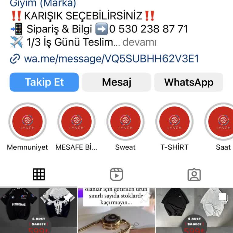 Lynch Butik İnternet Satışı Sonrası Kayıplara Karışması