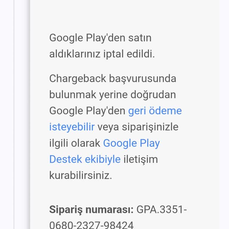 Enpara Harcama İtirazı İade Faturası