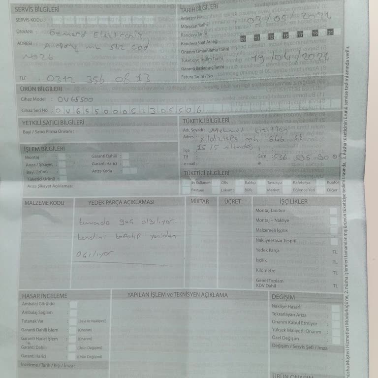 Onvo Televizyon Arızası Ve Sonuç Bulamamamız