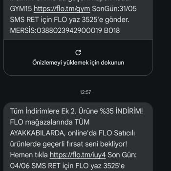 FLO Ayakkabı Reklam Tacizi Şikayeti