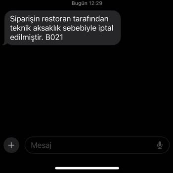 Getir Kafasına Göre Siparişi Göndermiyor