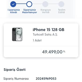 Turkcell Pasaj Ürünü Kargoya Teslim Etmeme Ve İptal Ücret İadesi