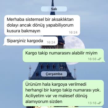 KIRAC (kiraconline.co) Ürünüm Teslim Edilmedi, Satıcılar Dönüş Sağlamıyor