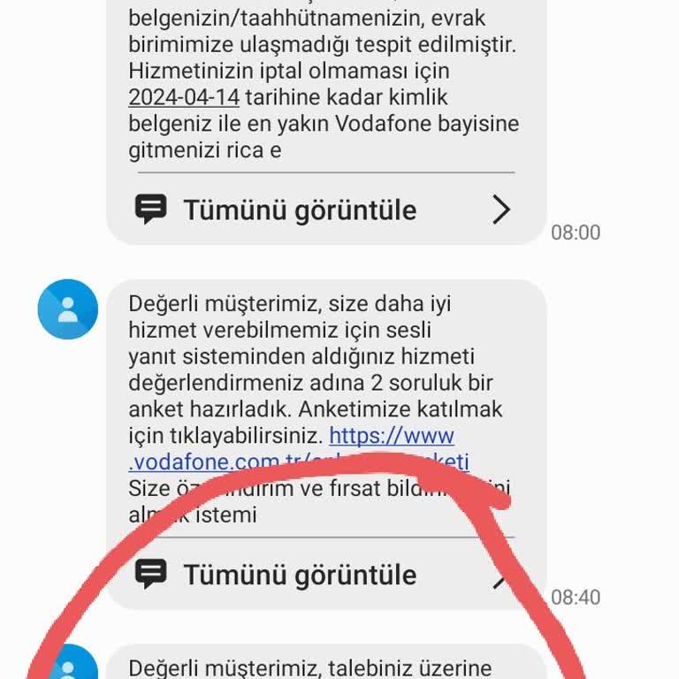 Vodafone Net Müşteri Temsilcisi Hatası
