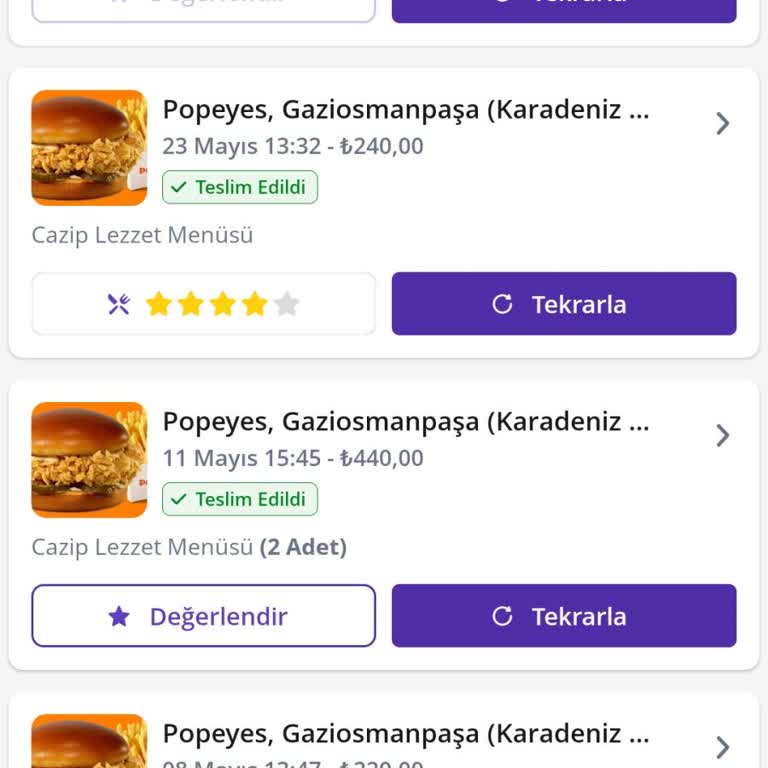 GetirYemek Para İade Etmemesi