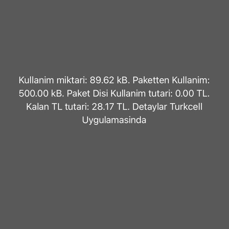 Turkcell Sinir Bozucu Özellik!
