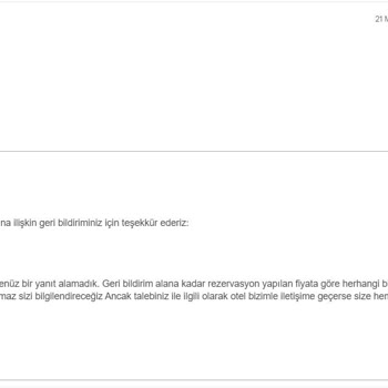 Daylight Suit Hotels.com Mağdur Etti Paramı İade Etmiyor