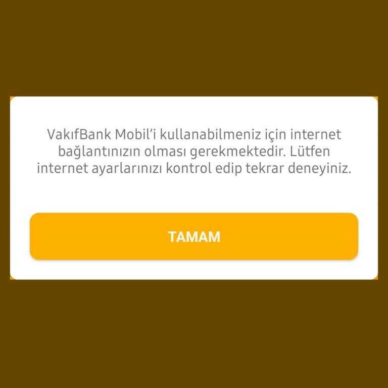 VakıfBank Mobile Giremiyorum Yardımcı Olur Musunuz