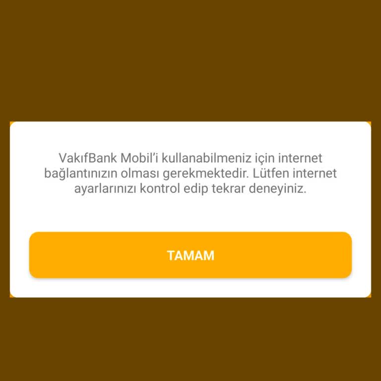 VakıfBank Mobil Uygulamasına Giriş Yapılamıyor