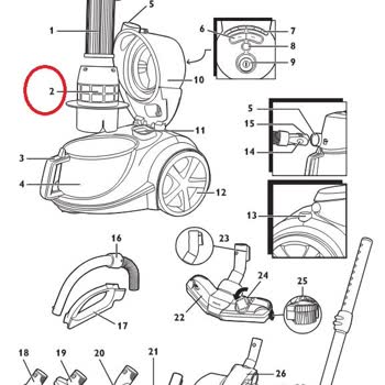 PHILIPS Maraton FC9225 Toz Torbasız Filtre Silindiri Kutusu Parçası