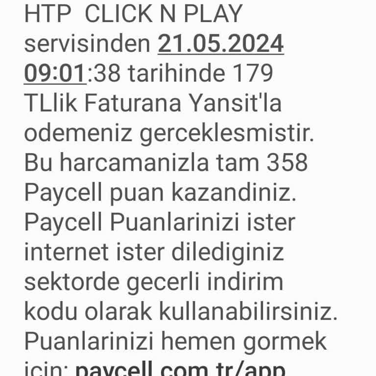 Turkcell Paycell'den Gereksiz Fatura Yansıması