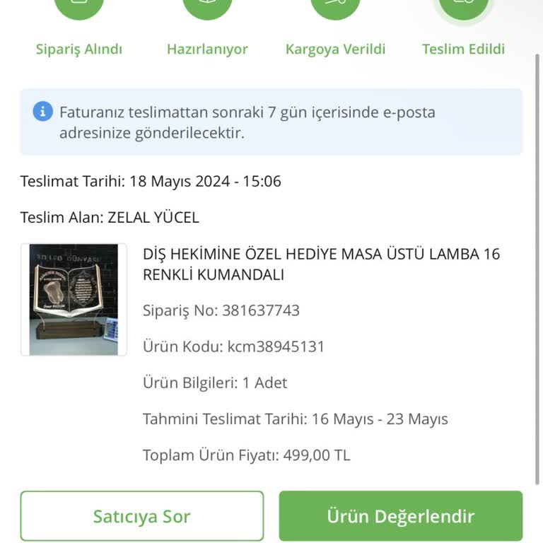 Çiçek Sepeti Teslim Edilmediği Halde Teslim Görünüyor