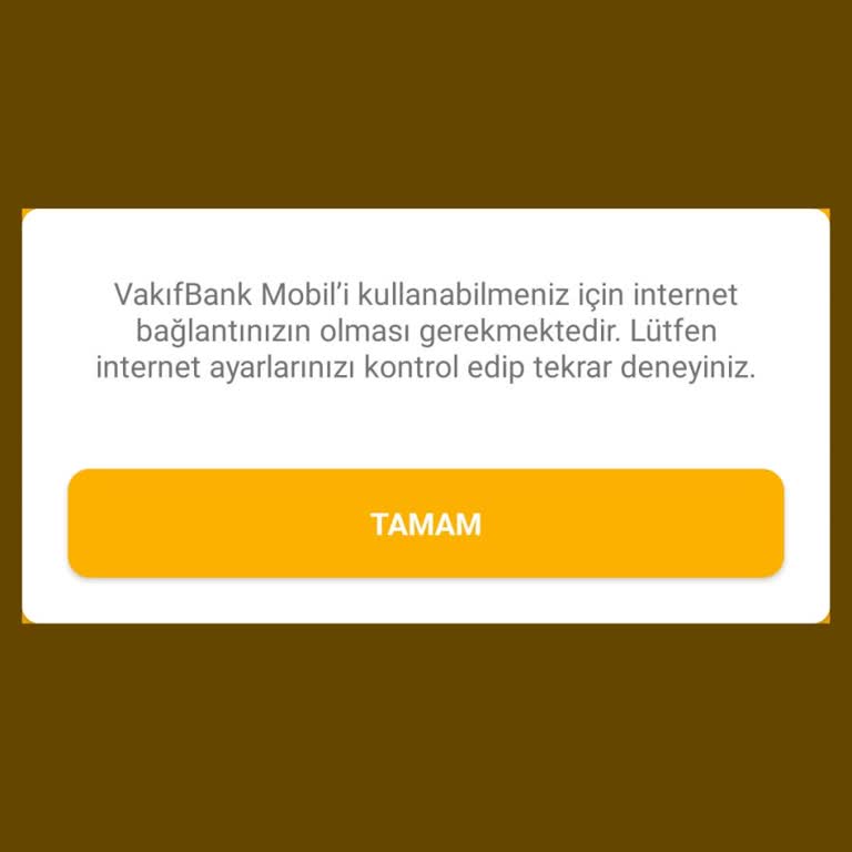 VakıfBank Mobil Bankacılığa Giremiyorum
