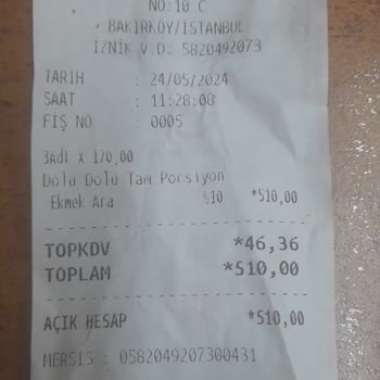 Köfteci Yusuf Köftesiz Menü Yolladı