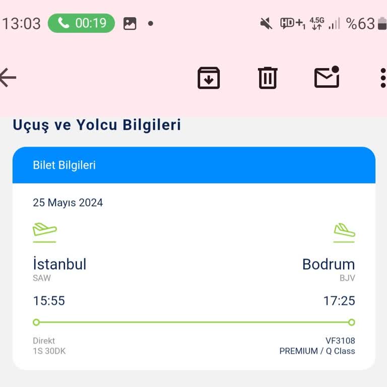Ajet Talebim Olmadan Uçuşa 1 Gün Kala Biletimi Açığa Aldı