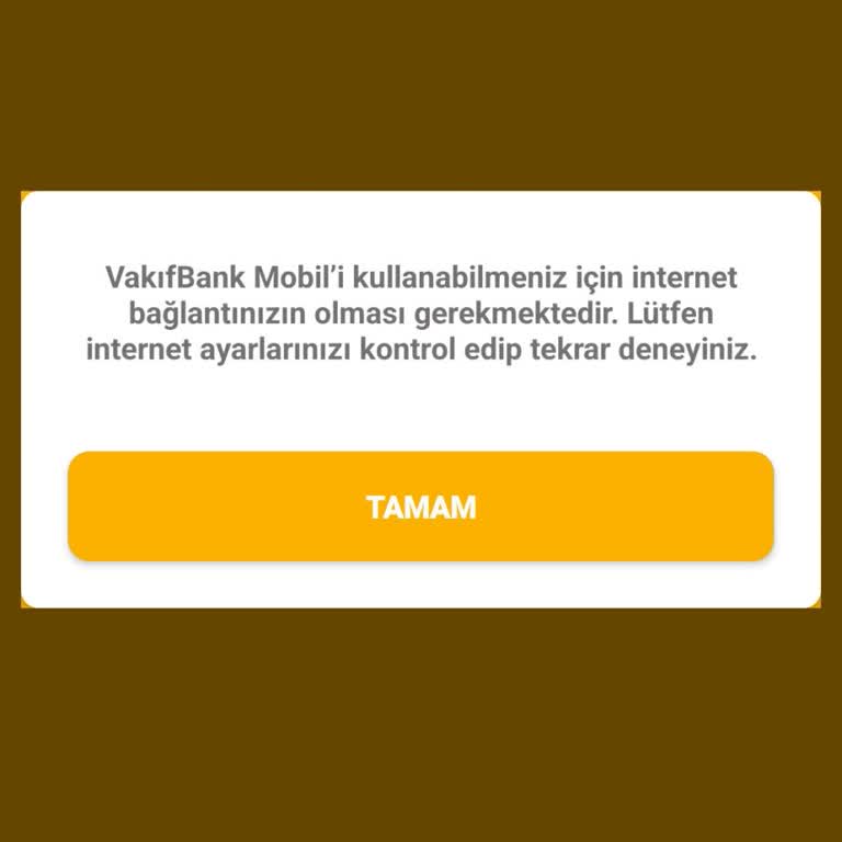 VakıfBank Mobil Trade Online Girilemiyor