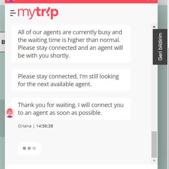 Mytrip PNR Numara Hatası Ve Canlı Destek Sorunu