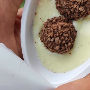 Kinder Çikolata Üzerinde Mantar Benzeri Üremeler.