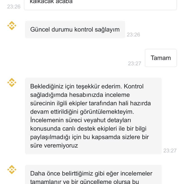 Binance TR Hesap İncelenmesi 16 Gündür Devam Ediyor