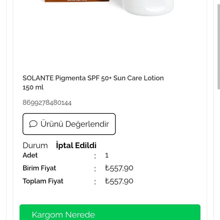 Farmaucuz.com Siparişim Haberim Olmadan İptal Edilmiş