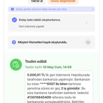 Hepsiburada Eskiyi Yenile Sistem Hatası.