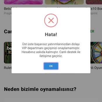 Bets10 Hesap Blokesi Ve Para İadesi Sorunu