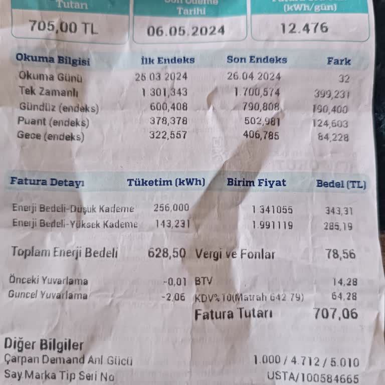 Boğaziçi Elektrik - BEDAŞ Fazla Fatura Ücreti Çıkıyor