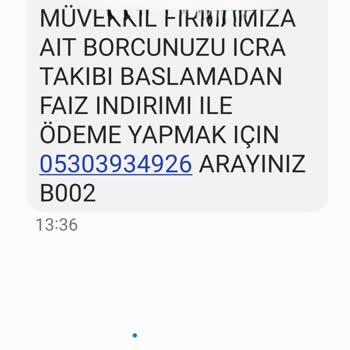 AV.H.YLDRIM (SMS) Gelen Mesaj