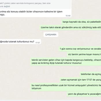 Delta Teknik Servis Kendi Kırdığı Ürünün Değişim İçin Para Talep Eden Teknik Servis!