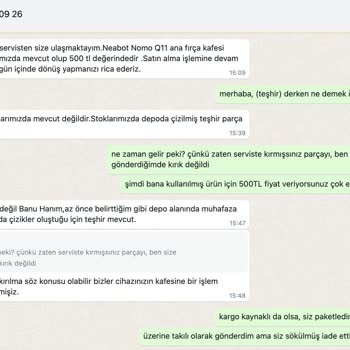 Delta Teknik Servis Kendi Kırdığı Ürünün Değişim İçin Para Talep Eden Teknik Servis!