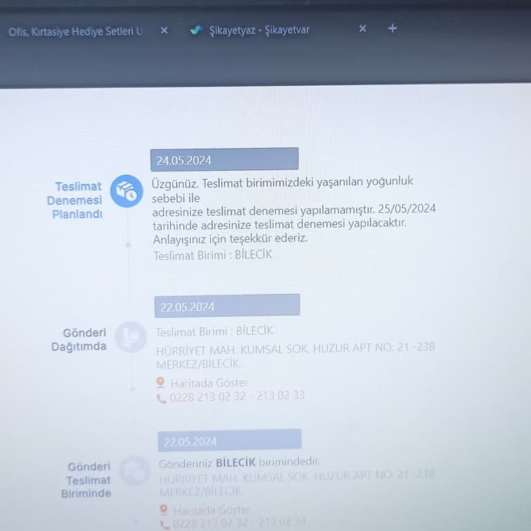 MNG Kargo Bilecik Adrese Telim Olan Kargomu Teslim Etmiyor