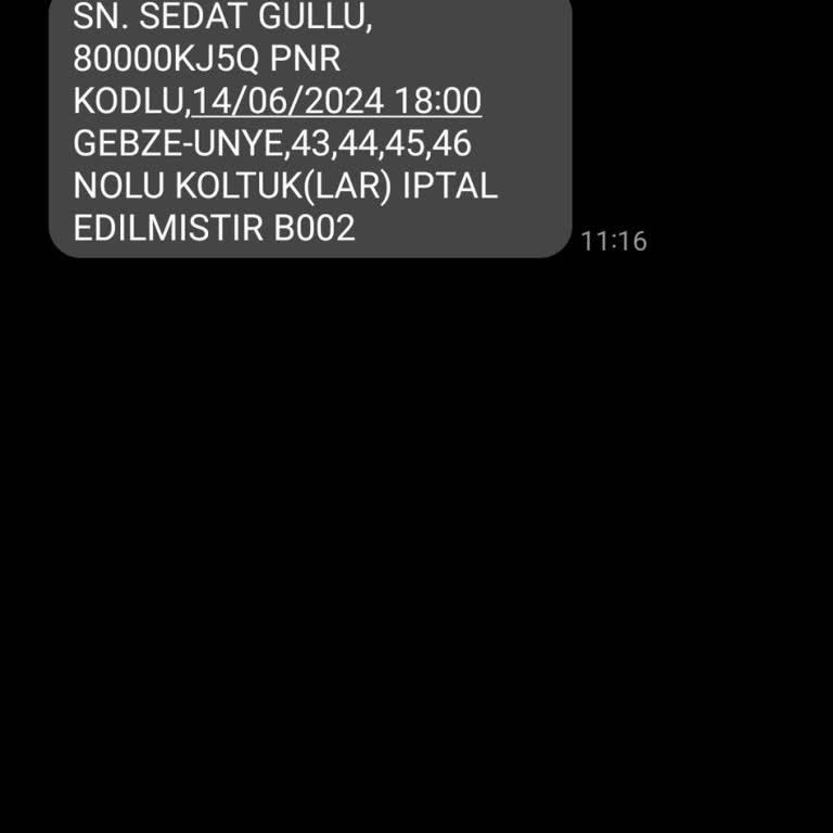 Obilet Görele Seyahat Kafasına Göre Biletimi İptal Etti.