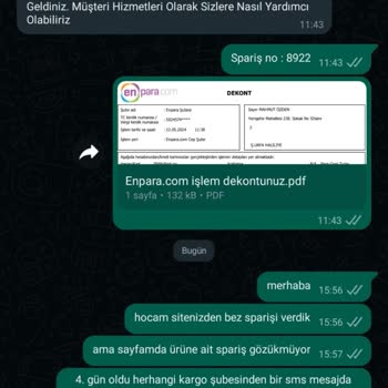 Mondy Shop Goon Bebek Bezi Siparişimde Yaşadığım Sorun Ve İletişim Problemleri