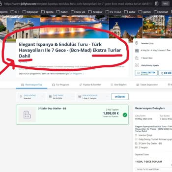 Jolly Tur Ekstra Turlar Dahil İlanları Aldatıcı...
