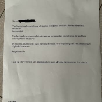 Sneaks Up Tan Alınan Ayakkabı Sorunlu Ve Asla Kabul Etmiyorlar