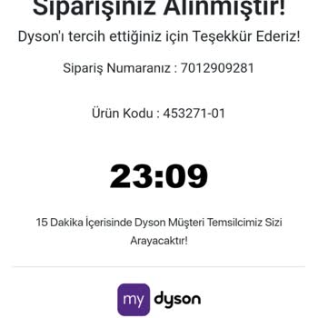 Dyson EFT Ve Havale Talebi Dikkat Gerçek Olmayan Site Sahte Stok!