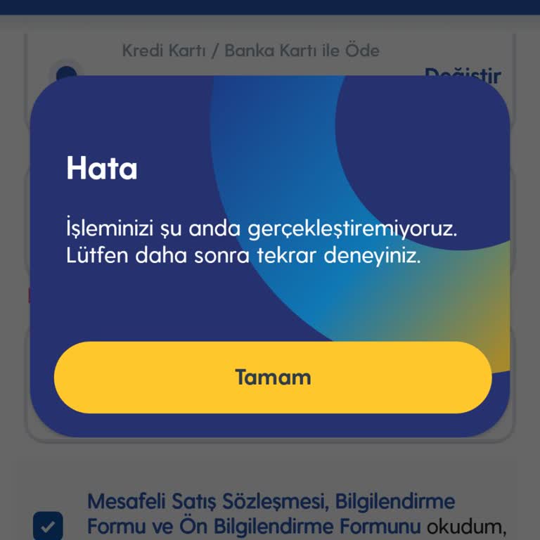 Turkcell Digital Uygulama Hatası