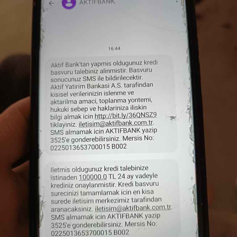 Aktif Bank Krediniz Onaylanmıştır Yalanı