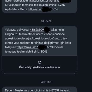 Aras Kargo Ara Kargo İlgisizlik Ve Boşvermişlik