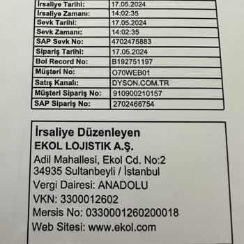 Dyson Türkiye Failed to Provide Corporate Invoice for My Purchase