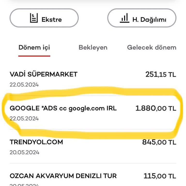 Google Ads Kartımdan 1880 Lira Para Çekmiş Haberim Olmadan!