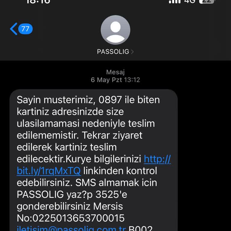 Passolig Kartım Teslim Edilmiyor