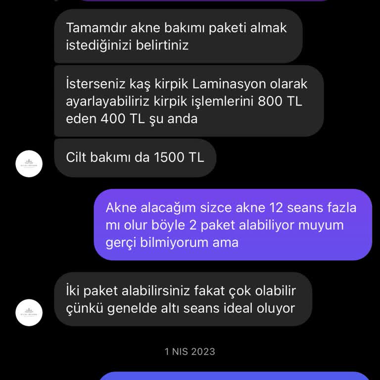 Eylül Öztürk Ataşehir Paket İptali