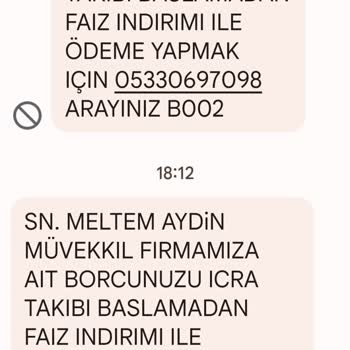 Metka Hukuk (SMS) İcralık Mesaj Aldım Yardımcı Olur Musunuz