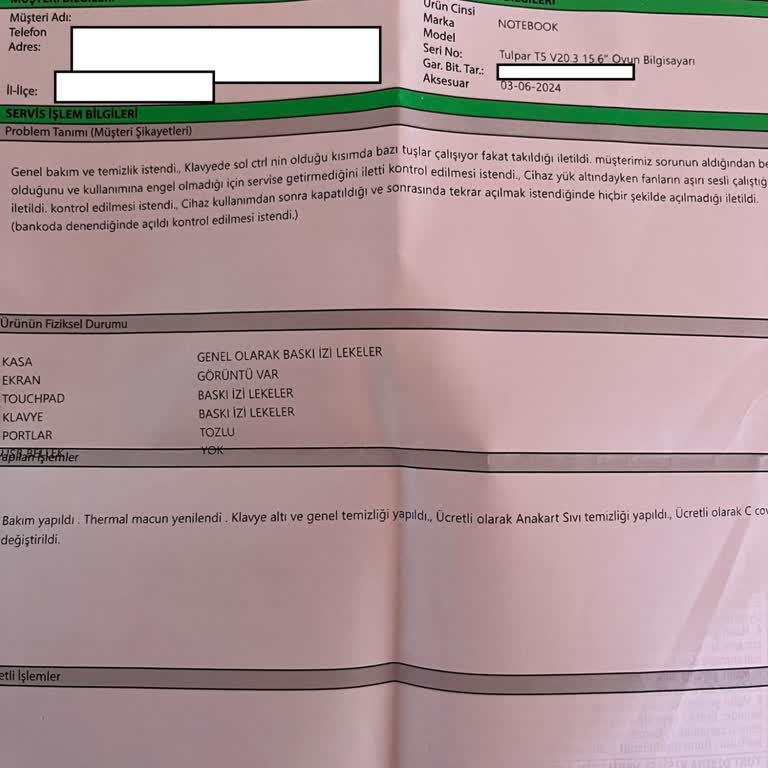 Monster Notebook Servisin Umursamazlığı Ve Hala Sorunun Devam Etmesi