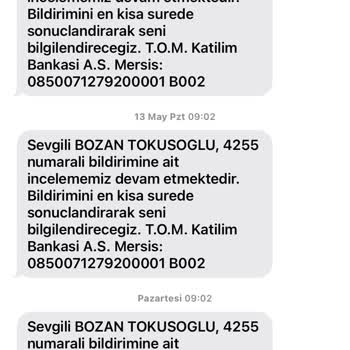 A101 Tom Bank Şikayet