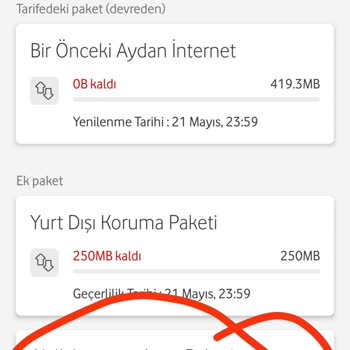 Vodafone Kullanmadığım Paket Ücretini İstiyor