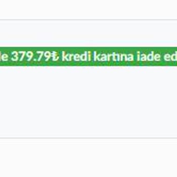 İmaj Butik İade Ödememi Yapmıyor!