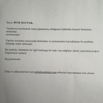 Sneaks Up Deforme Olan Ürün Hakkında