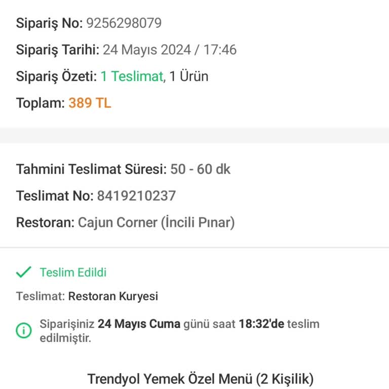 Cajun Corner (İncilipınar) Gaziantep. Çok Kötü. Parayı Sokağa Attık.